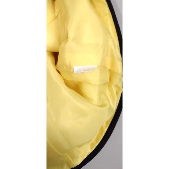 Talbot’s Canary Yellow Diamond Quilted Zipper Vest Size Medium w/ Pockets - Picture 9 of 10